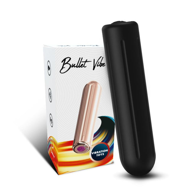 Bossoftoys - 52-00004 - Powerful Rock Bullet - USB rechargeable - 9 vibration modes - mat black