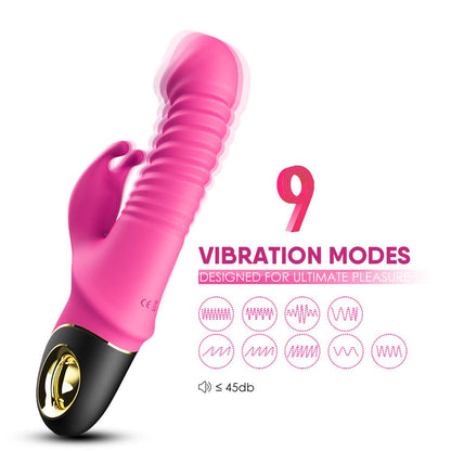 Bossoftoys - Zing pink - vibrator - 4 pulsation modes - G-spot - 52-00013 - USB rechargeable - 100% waterproof - 9 vibration modes