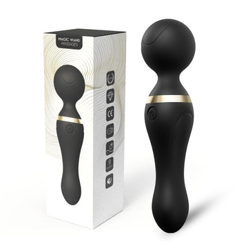 Mini Wand Massager Freeza Zwart - 9 Standen, USB