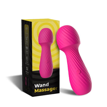 Mini Wand Massager Dazzle Roze - 9 Standen, USB