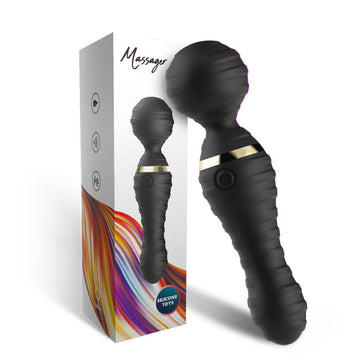 Mini Wand Massager Freedom Zwart - 9 Standen, USB