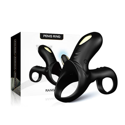 Bossoftoys - 52-00036-1 - Ranger black - Vibrating Cockring - Black - 9 vibration modes