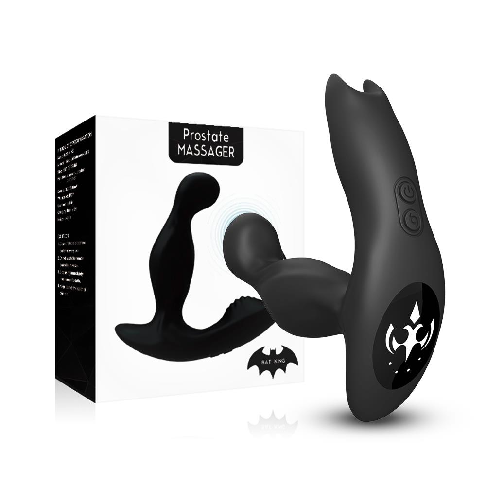 Prostaatmassager Bat King Zwart met Afstandsbediening