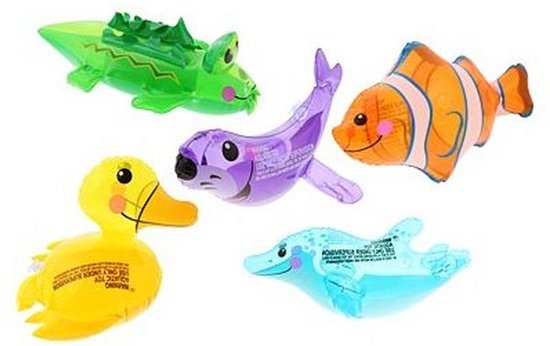 Best WaBad Speeltjes Opblaasbare Mini Dieren 6 dieren - Het Perfecte Cadeau voor Kleine Kinderen