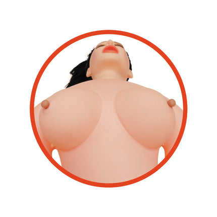 Bossoftoys Angelina Blow Up Doll Real Face - Extra pump - Extra vibrating part - 59-00001