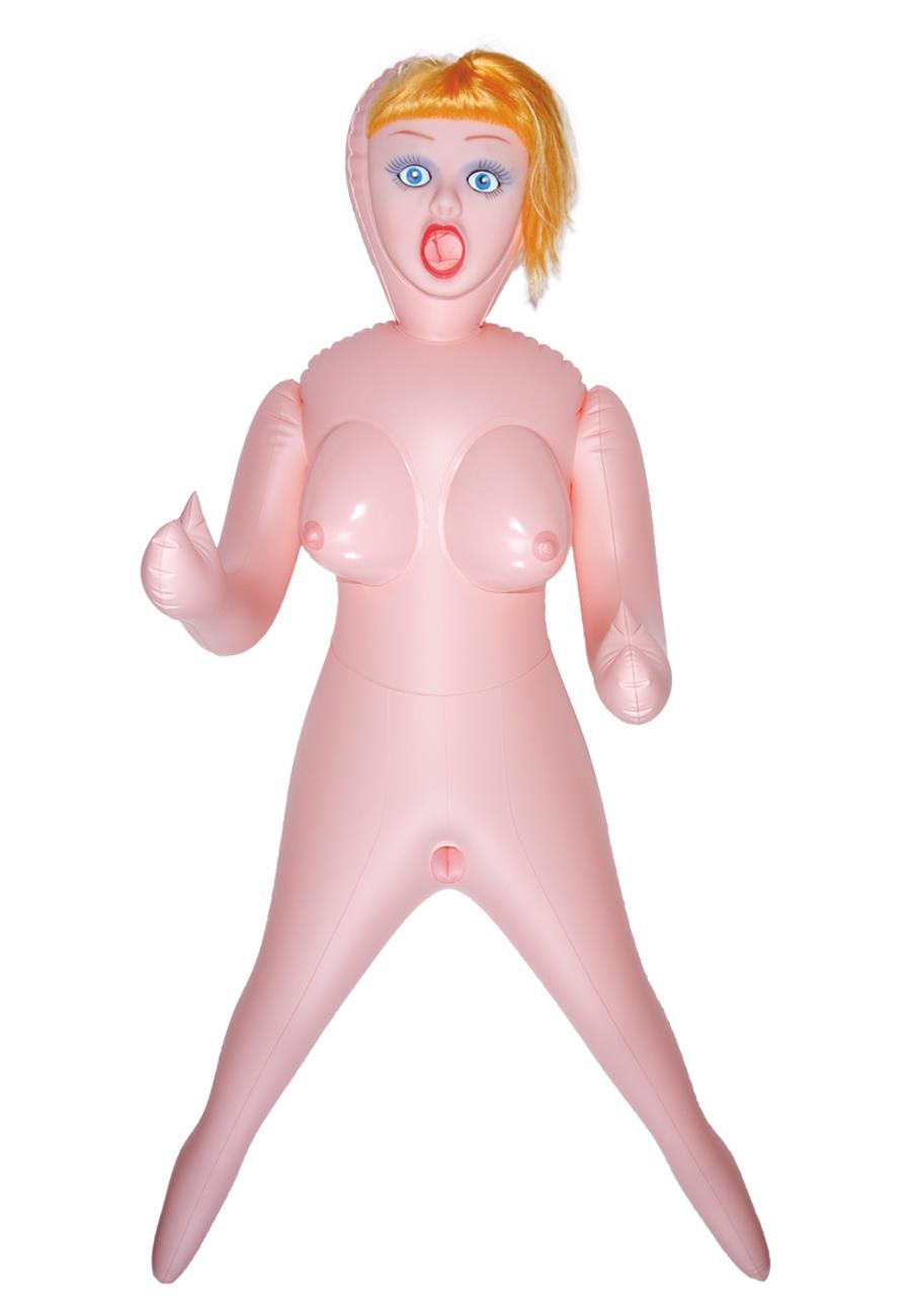 Bossoftoys Roxana Blow Up Doll Real 3D Face and Hair - Vibrating part - 3 Holes - 59-00016