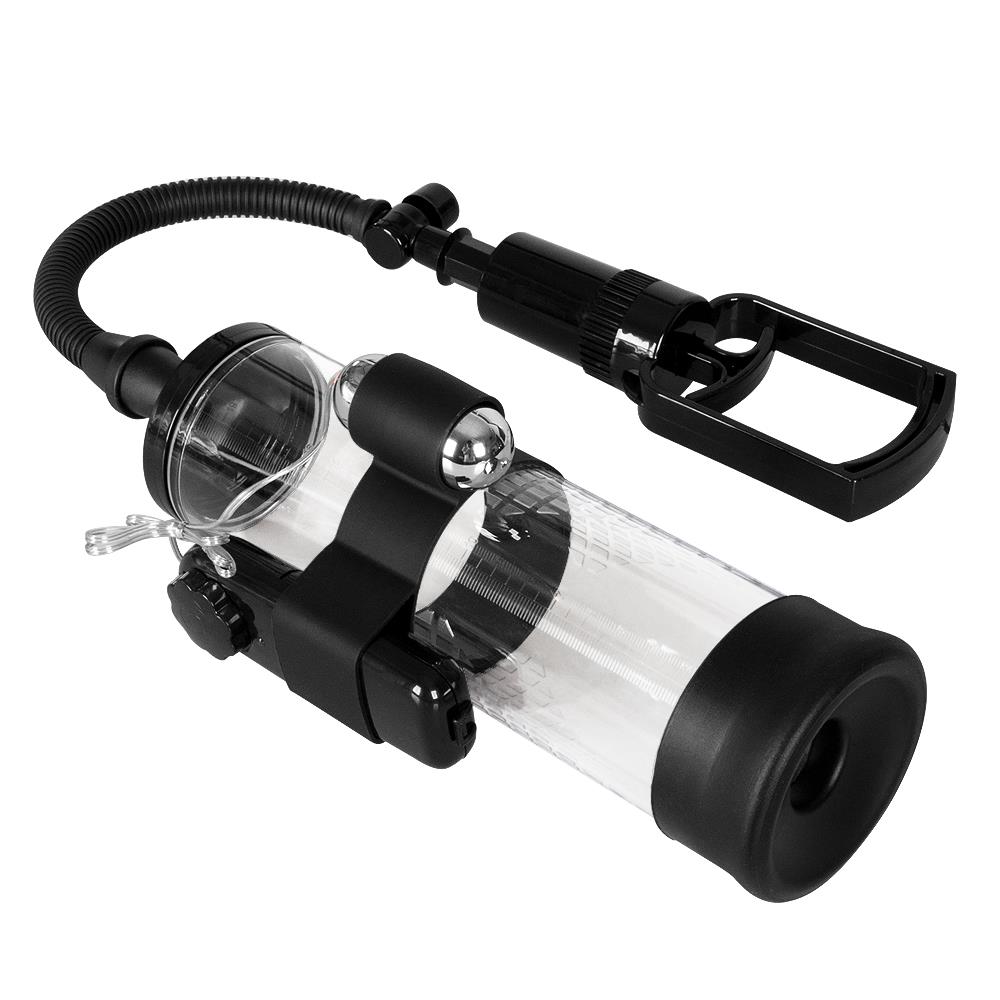Power Pump Elektrische Vakuumpumpe Schwarz und Transparent