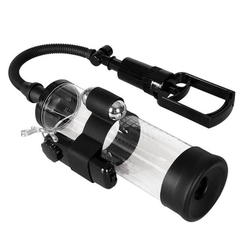 Power Pump Elektrische Vakuumpumpe Schwarz und Transparent