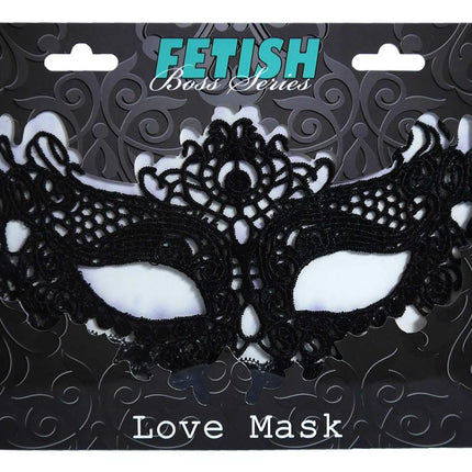 Bossoftoys - 61-00023 - Love Mask - Fetish Power - Kinky Mask - Black - Colour packing