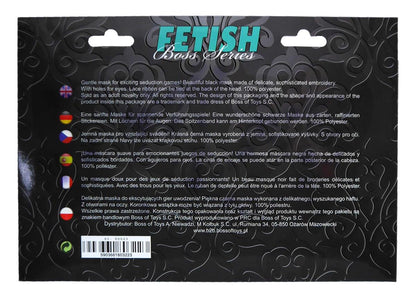 Bossoftoys - 61-00023 - Love Mask - Fetish Power - Kinky Mask - Black - Colour packing