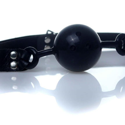 Bossoftoys - 61-00031 - Ball Gag - adjustable - breathable - attractive colour window box - black