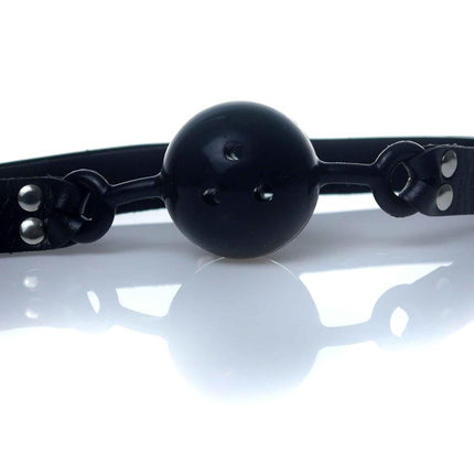 Bossoftoys - 61-00031 - Ball Gag - adjustable - breathable - attractive colour window box - black