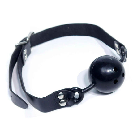 Bossoftoys - 61-00031 - Ball Gag - adjustable - breathable - attractive colour window box - black