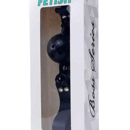 Bossoftoys - 61-00031 - Ball Gag - adjustable - breathable - attractive colour window box - black