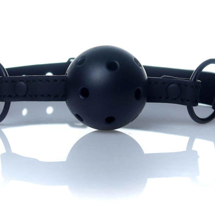 Bossoftoys - 61-00035 - Ball Gag - adjustable - breathable - attractive colour window box - black