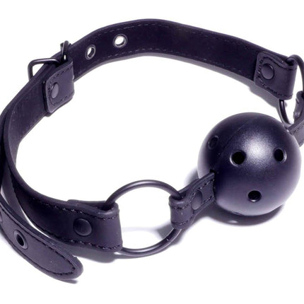 Bossoftoys - 61-00035 - Ball Gag - adjustable - breathable - attractive colour window box - black
