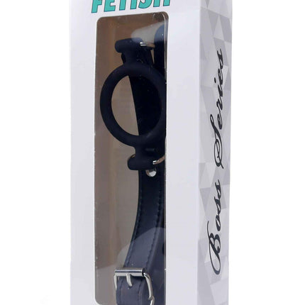 Bossoftoys - 61-00036 - Ball Gag - adjustable - breathable - silicone - attractive colour window box - black