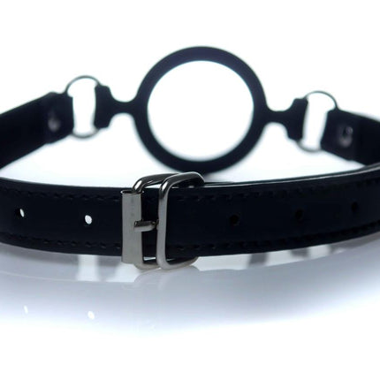 Bossoftoys - 61-00036 - Ball Gag - adjustable - breathable - silicone - attractive colour window box - black