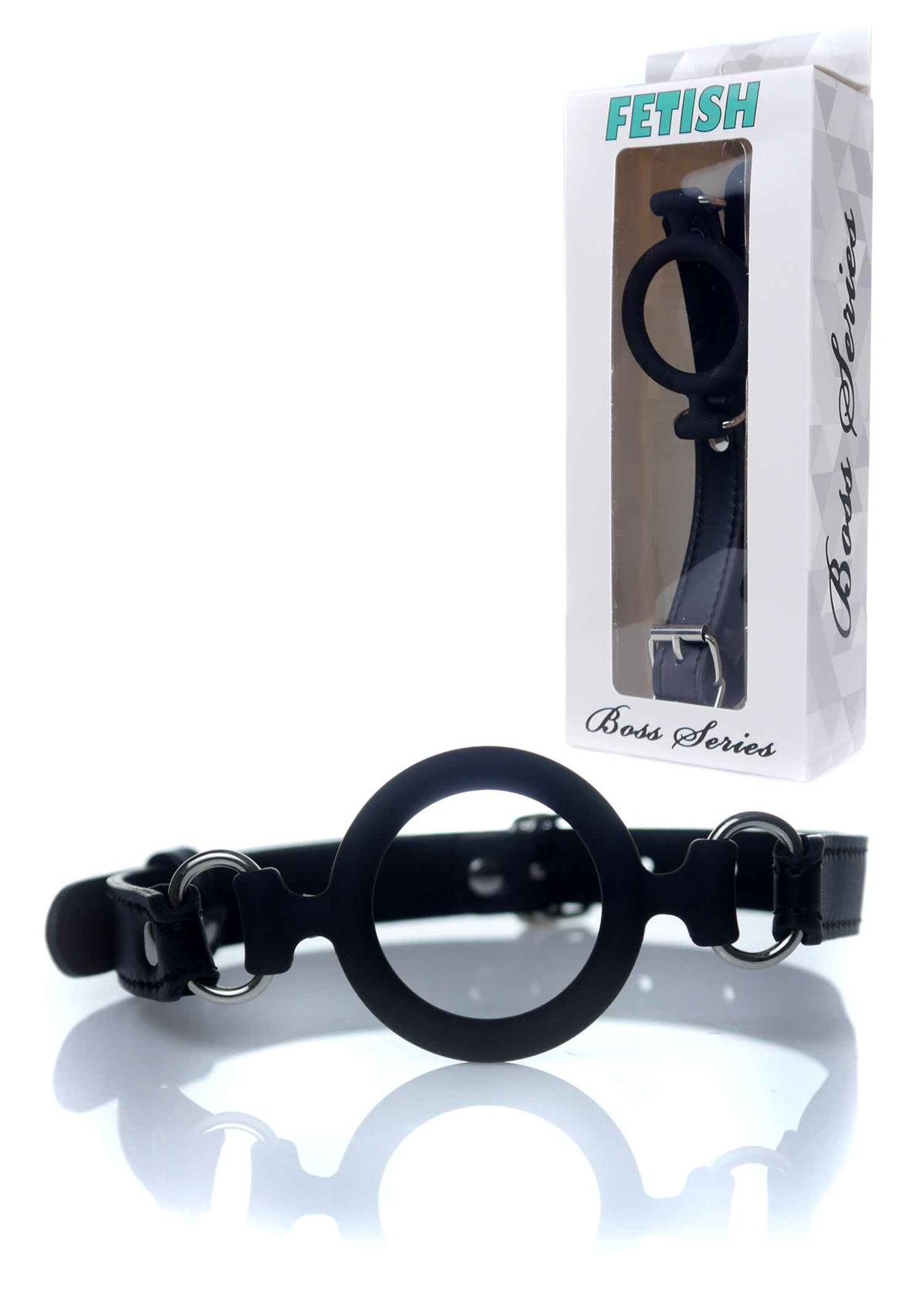 Ball Gag Siliconen Zwart Verstelbaar