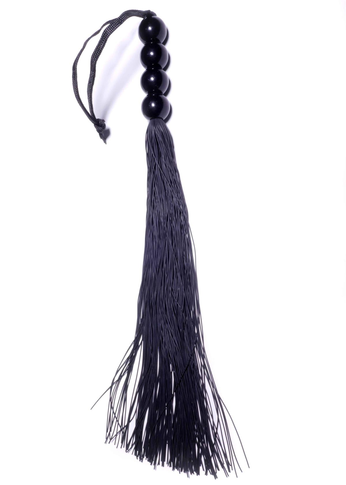 Silikonpeitsche Schwarz 37 cm