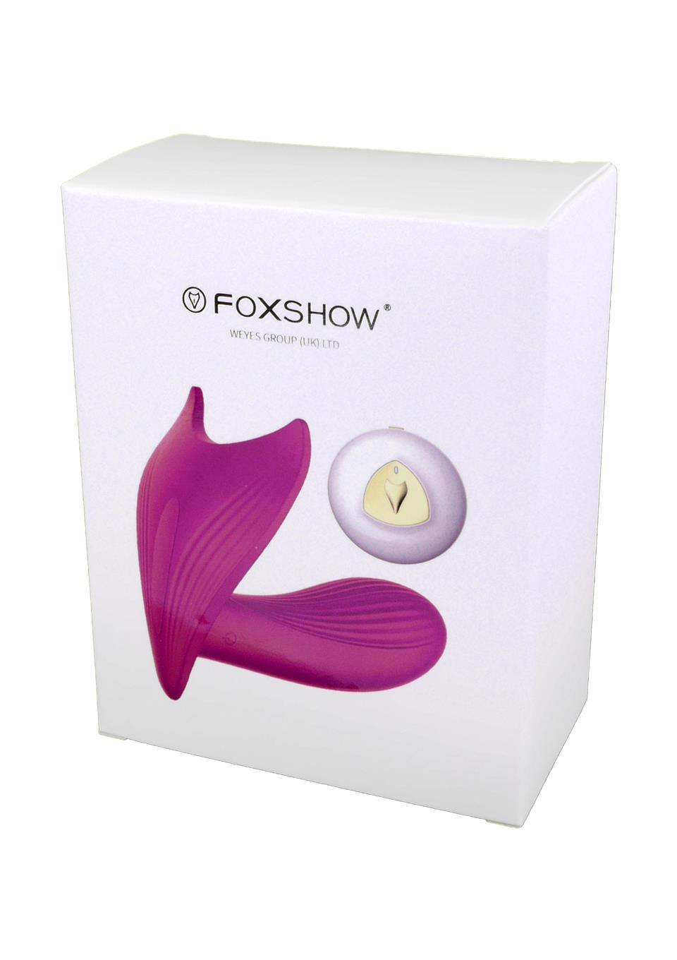 Slip-Vibrator mit Fernbedienung - Wärmefunktion - Sprachsteuerung - 10 Funktionen - Wiederaufladbar - 9 cm x 9 cm - Luxuriöse Geschenkbox - Lila