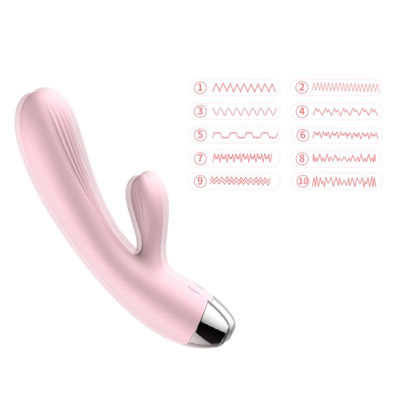Design G-spot Vibrator - 22.4 cm - Heat function - 10 Functions - Rechargeable - Luxury Gift Box - Pink