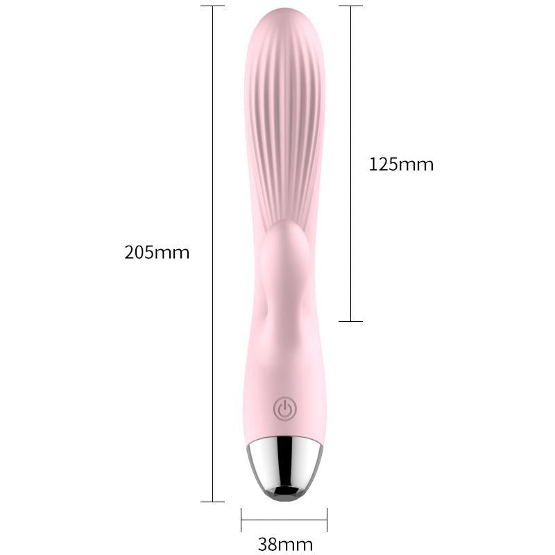 Design G-spot Vibrator - 22.4 cm - Heat function - 10 Functions - Rechargeable - Luxury Gift Box - Pink