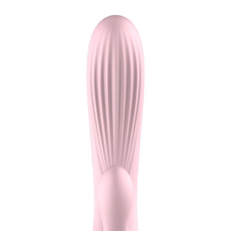 Design G-spot Vibrator - 22.4 cm - Heat function - 10 Functions - Rechargeable - Luxury Gift Box - Pink