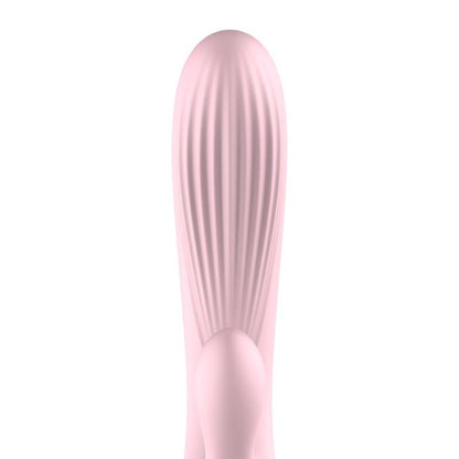 Design G-spot Vibrator - 22.4 cm - Heat function - 10 Functions - Rechargeable - Luxury Gift Box - Pink