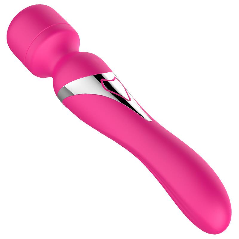 Dual Massager - Design G-spot Vibrator - 22,6 cm - 7 Pulsatiestanden en 7 Functies - Oplaadbaar - Breedte 3,2/4,2 cm - Luxe Geschenkdoos - Roze