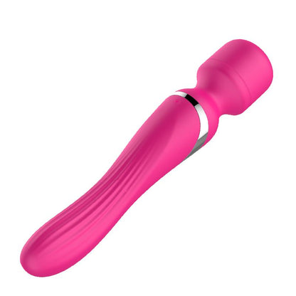 Dual Massager - Design G-spot Vibrator - 22,6 cm - 7 Pulsatiestanden en 7 Functies - Oplaadbaar - Breedte 3,2/4,2 cm - Luxe Geschenkdoos - Roze