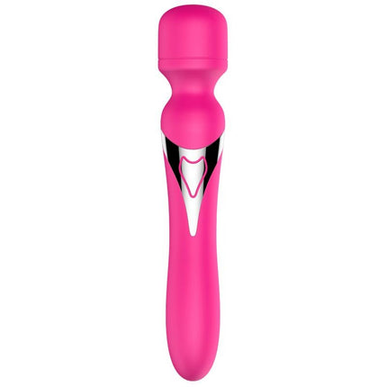 Dual Massager - Design G-spot Vibrator - 22,6 cm - 7 Pulsatiestanden en 7 Functies - Oplaadbaar - Breedte 3,2/4,2 cm - Luxe Geschenkdoos - Roze