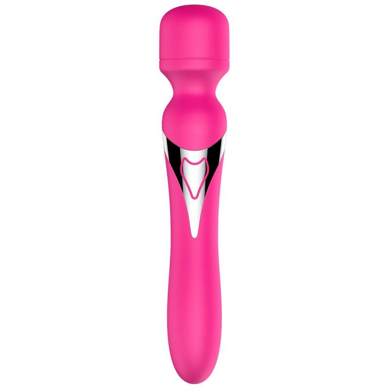 Dual Massager - Design G-spot Vibrator - 22.6 cm - 7 Pulsation Modes and 7 Functions - Rechargeable - Width 3.2/4.2 cm - Luxury Gift Box - Pink