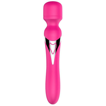 Dual Massager - Design G-spot Vibrator - 22.6 cm - 7 Pulsation Modes and 7 Functions - Rechargeable - Width 3.2/4.2 cm - Luxury Gift Box - Pink