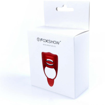Vibrating Cock Ring with Electrostimulation - Silicone Ring - Red - USB - 7 Functions - Luxury Color Box