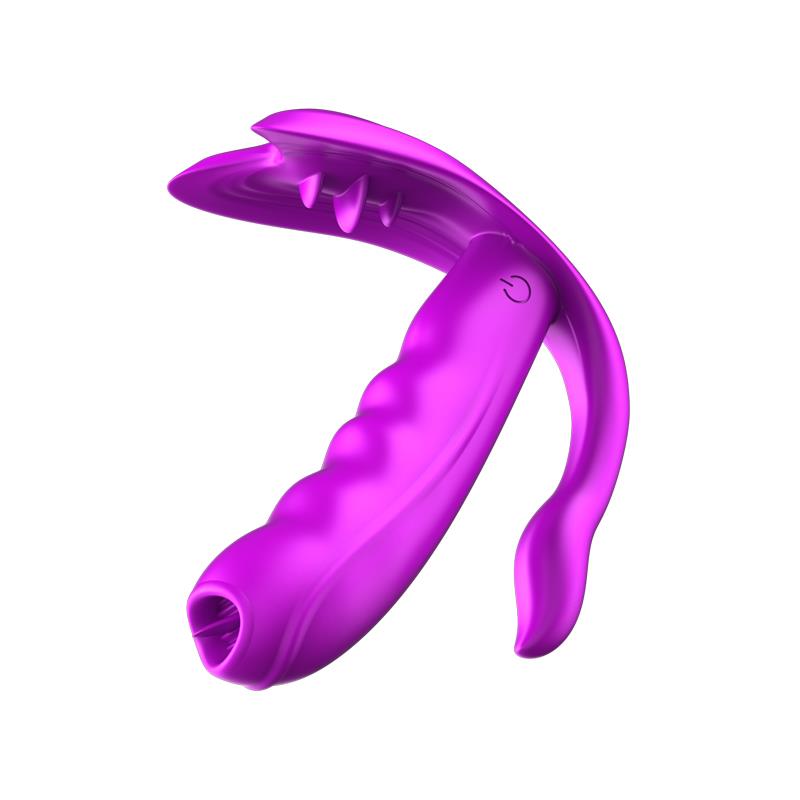 Remote Control Panty Vibrator - Heat Function - Clitoris Stimulation Function - 10 Functions - Rechargeable - Luxury Gift Box - Purple