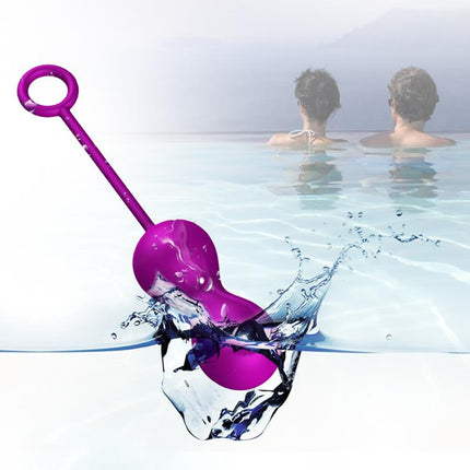 Kegelballen 3-Pack Set - Luxe Geschenkdoos - Paars - Geisha Ball Set