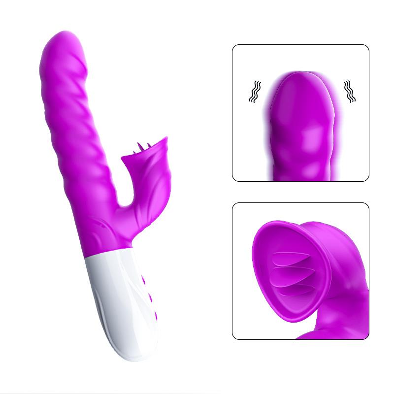 Siliconen Vibrator met Verwarming - 7 standen - Oplaadbaar
