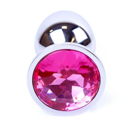 Bossoftoys - 64-00008 - Plug - Silver - Anal - Pink - colour windowbox