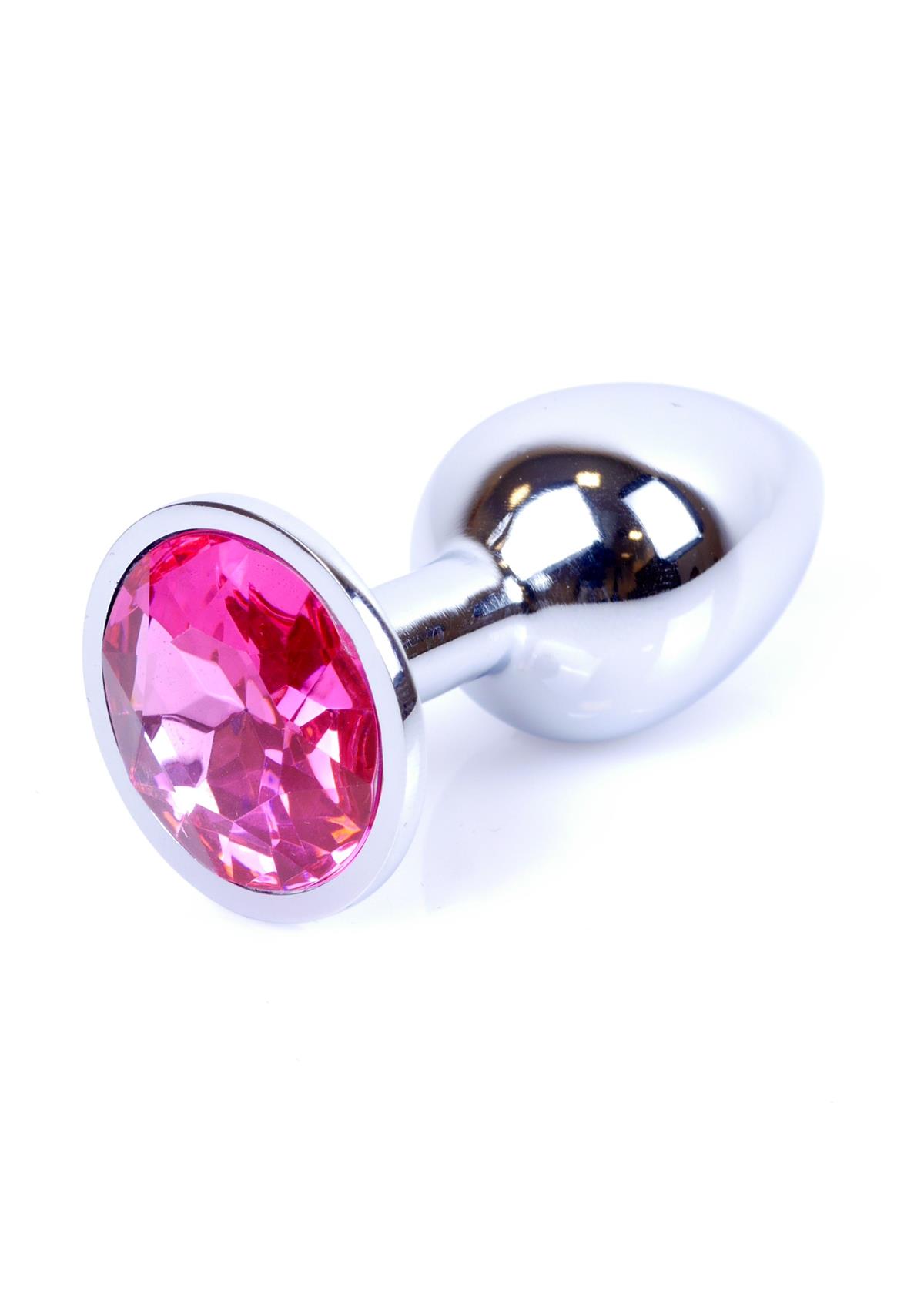 Bossoftoys - 64-00008 - Plug - Silver - Anal - Pink - colour windowbox