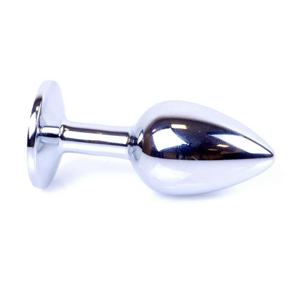 Bossoftoys - 64-00011 - Plug - Silver - Anal - Green - 7 cm - dia 2,7 cm - Colour window box