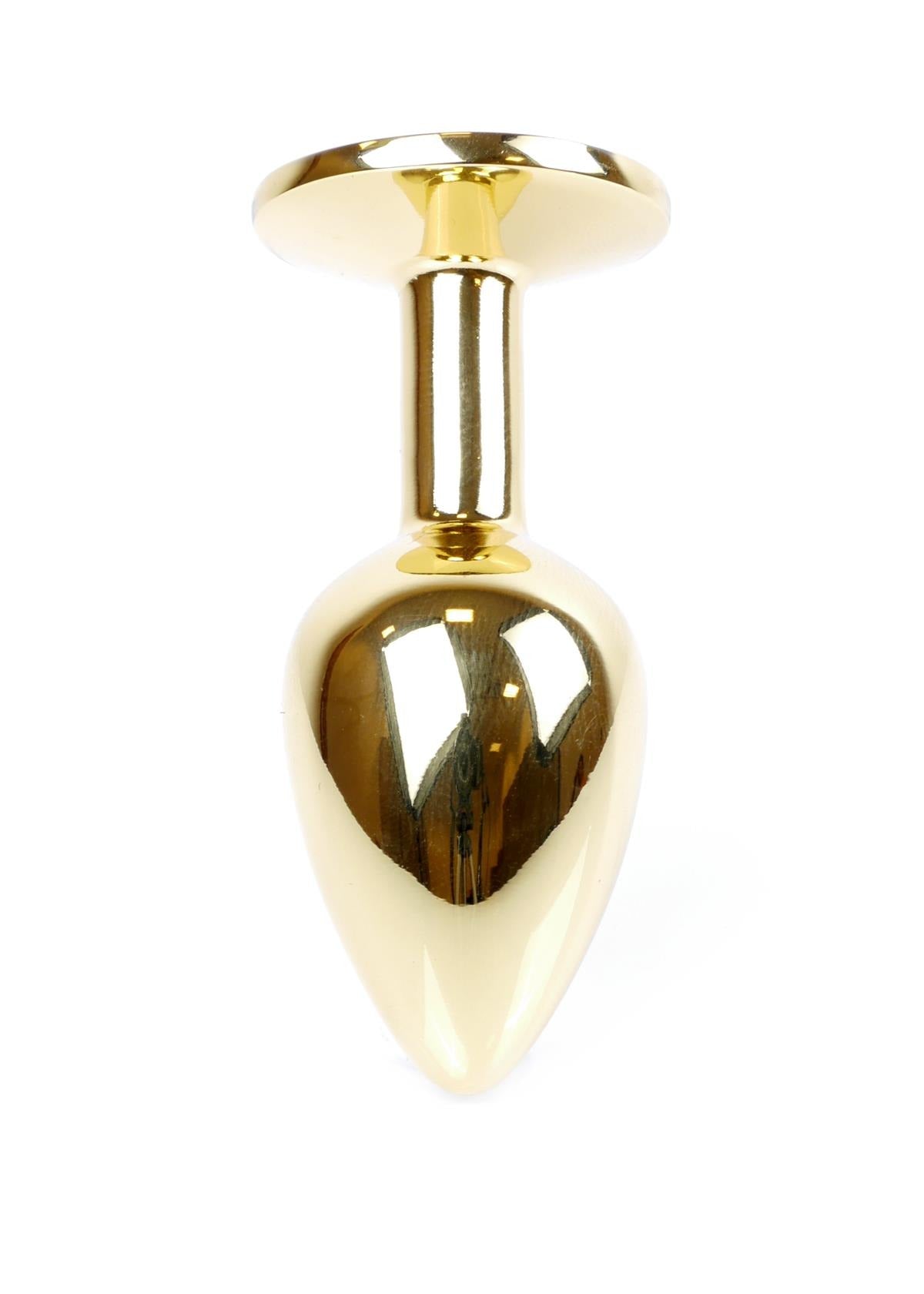 Bossoftoys - 64-00025 - Plug - Gold - Anal - Purple stone - attractive colour window box
