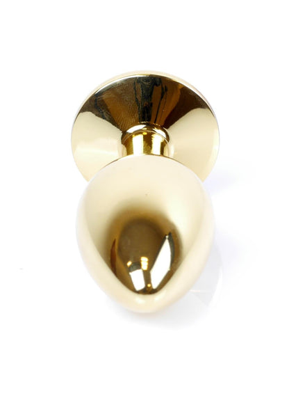 Bossoftoys - 64-00021 - Plug - Gold - Anal - Clear stone - attractive colour window box