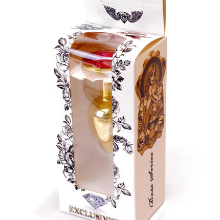 Bossoftoys - 64-00020 - Plug - Gold - Anal - Black - attractive window colour box