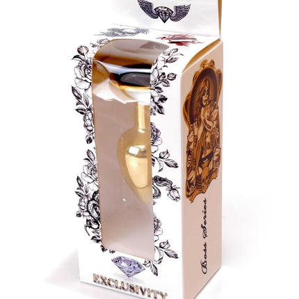 Bossoftoys - 64-00020 - Plug - Gold - Anal - Black - attractive window colour box