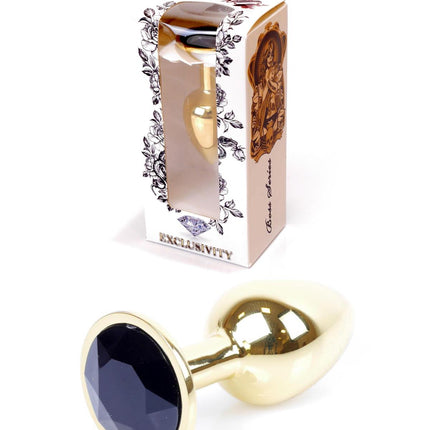 Bossoftoys - 64-00020 - Plug - Gold - Anal - Black - attractive window colour box