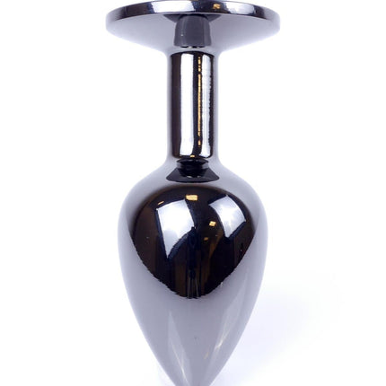 Bossoftoys - 64-00034 - Dark Silver Plug- Anal - Purple - length 7 cm - dia 2,7 cm
