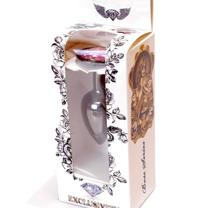 Bossoftoys - 64-00027 - Plug - Dark Silver - Anal - Rose