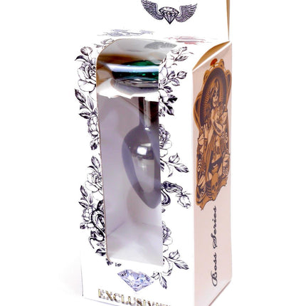 Bossoftoys - 64-00033 - Plug - Dark Silver - Anal - Green