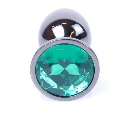 Bossoftoys - 64-00033 - Plug - Dark Silver - Anal - Green